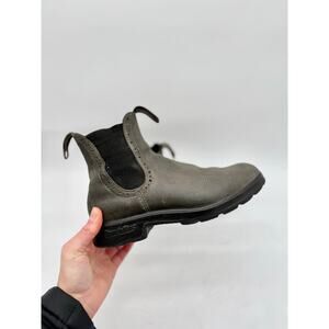 Blundstone Rustic Black Leather Pull-On Ankle Chelsea Boots Women's Size 6.5